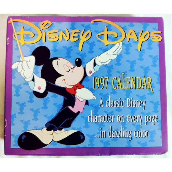 Vintage Disney Days 1997 Calendar, Every Month a different Character- Unused - Picture 4 of 10
